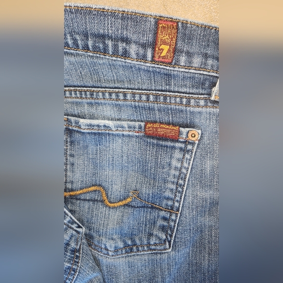 Sz 30 7 for all mankind ladies jeans - Picture 4 of 10